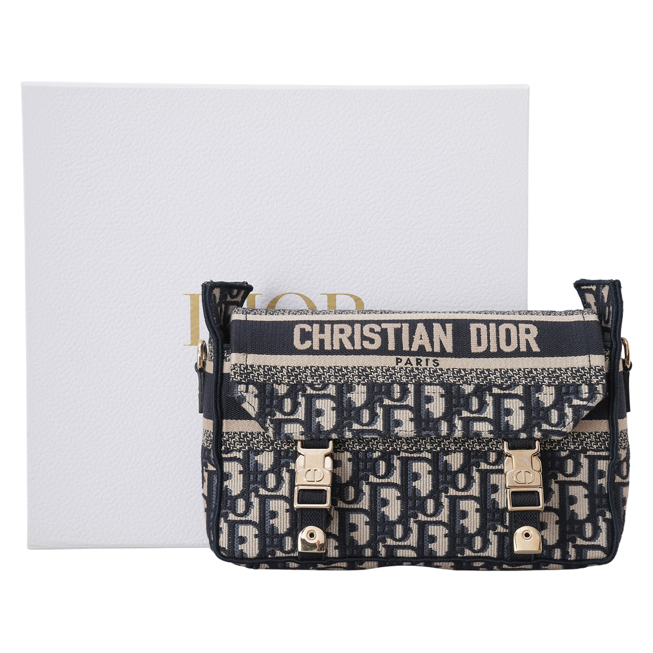 CHRISTIAN DIOR(USED)디올 오블리크 캠프 메신저백 스몰
